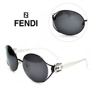 Fendi authentic FS5104K white silver sunglasses
